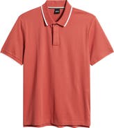 BOSS Parlay Tipped Cotton Polo