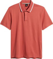BOSS Parlay Tipped Cotton Polo