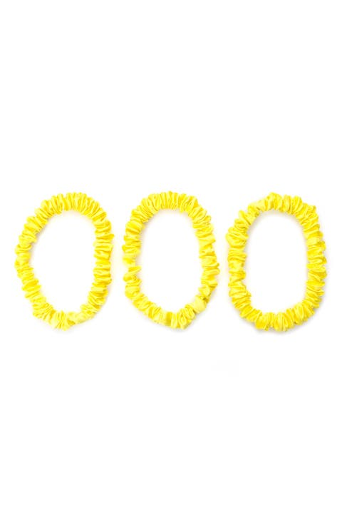 3-Pack Skinny Silk Scrunchies