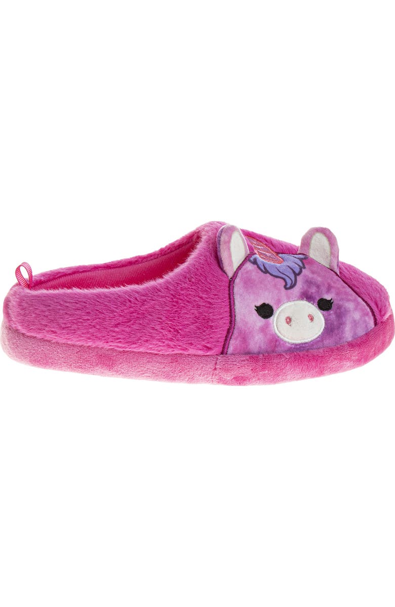 JOSMO Kids' Squishmallows Lola the Unicorn Slipper, Alternate, color, Pink/ Purple