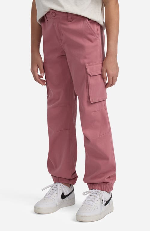 Abercrombie Kids Kids' Elevated Cargo Joggers In Pink