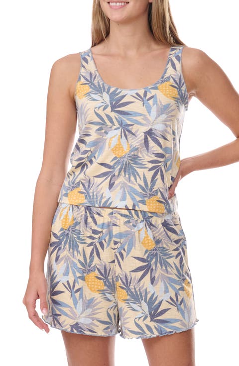 Tank & High Waist Boxer Pajamas