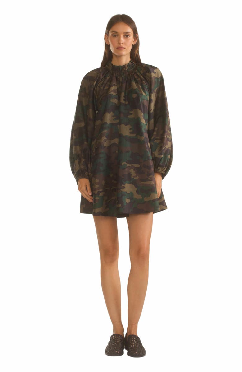 Cynthia Rowley Fuzzy Wool Trench Coat, Main, color, 