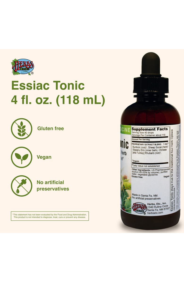 Trace Minerals Essiac Tonic 4 oz, Alternate, color, NO COLOR