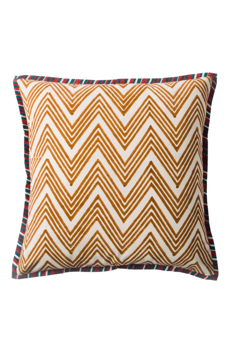 Mela Artisans Zigzag Square Pillow Cover, Main, color, 