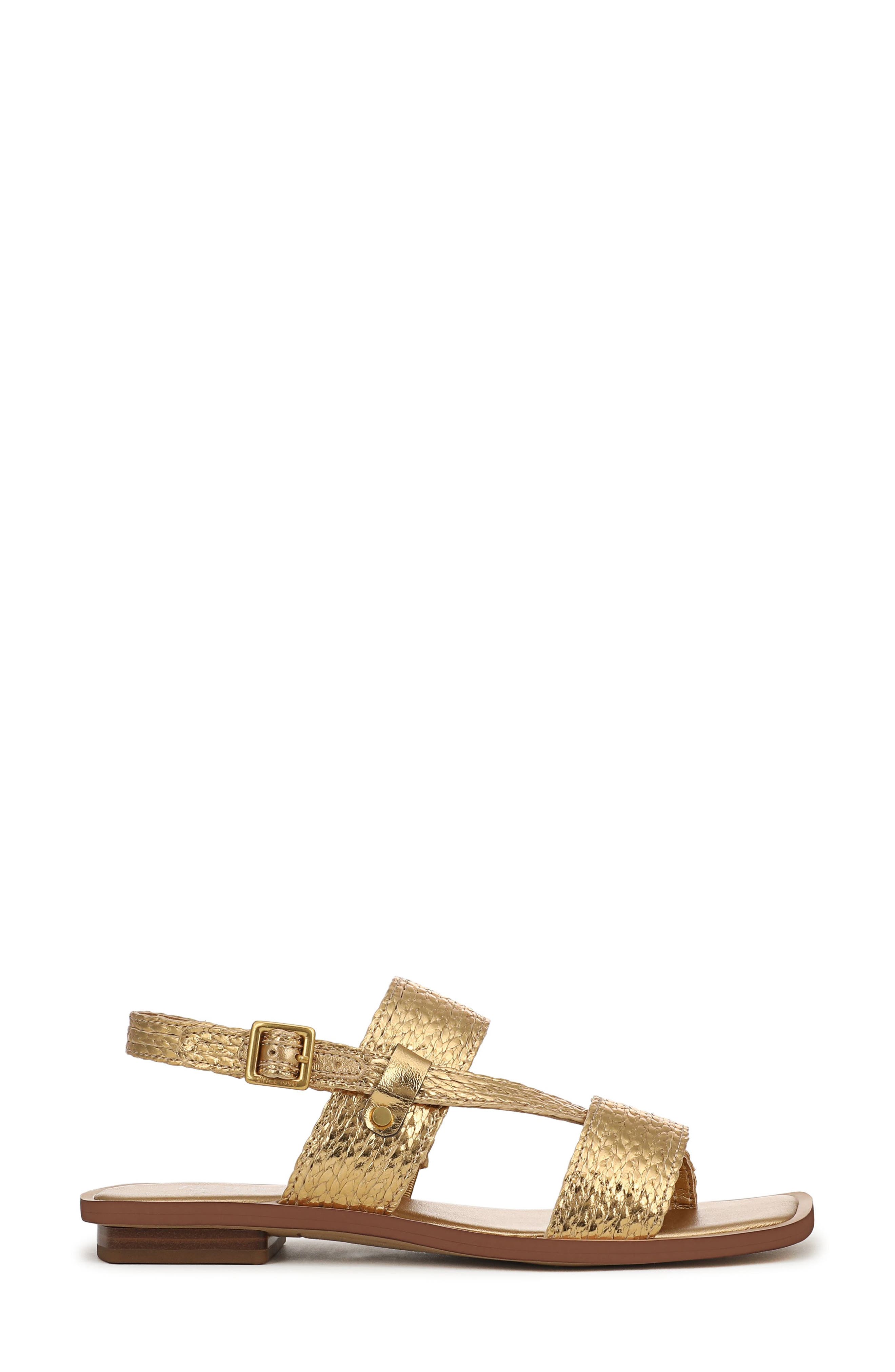 Enrica 2 Sandal, Alternate, color, OCRA GOLD