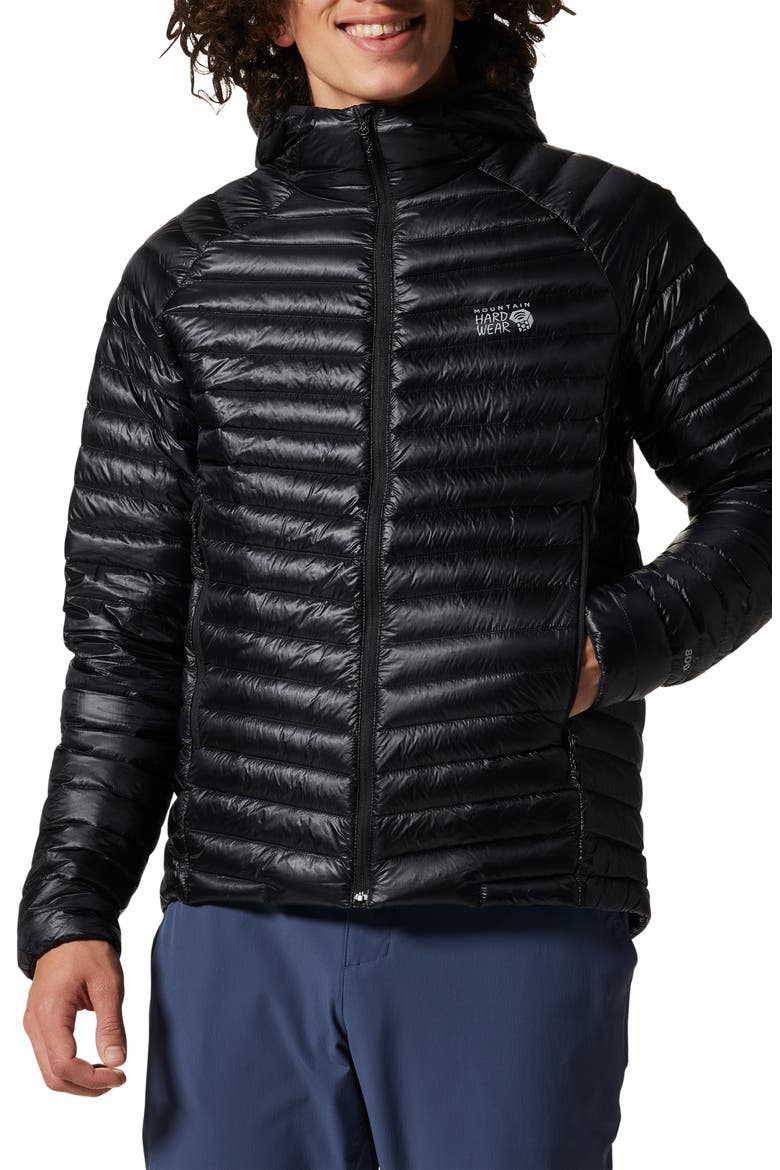 Men's Ghost Whisperer 2 Packable Hooded 800-Fill-Power Down Jacket, Main, color, BLACK