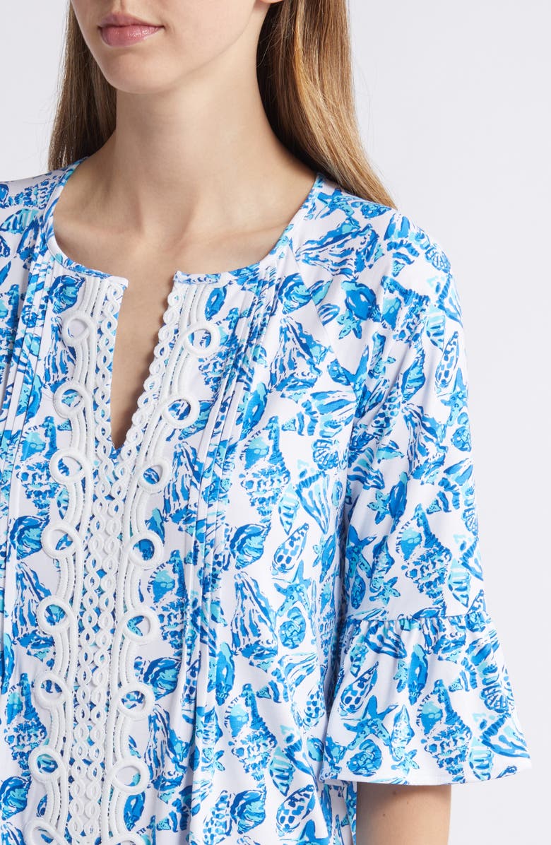 Lilly Pulitzer<sup>®</sup> Krysta Seashell Print Shift Dress, Alternate, color, 
