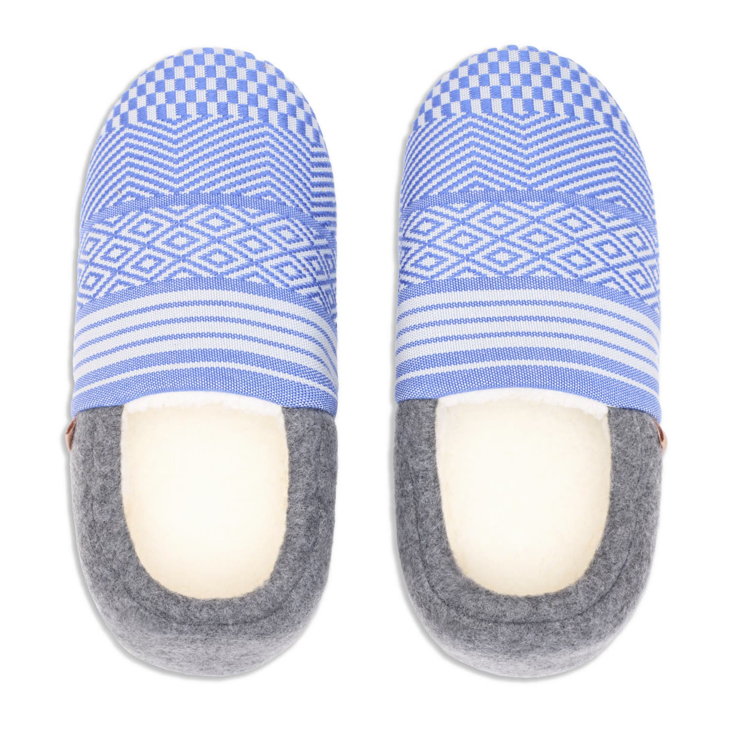 Women's Laidback Slipper Artisan Woven Indoor Closed Heel House Shoes, Alternate, color, Topaz