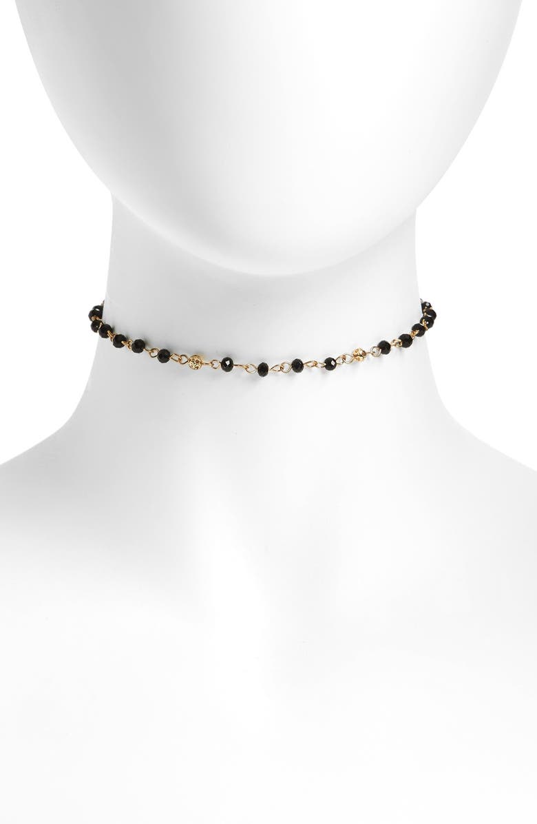 BP. Beaded Choker Necklace, Main, color, 