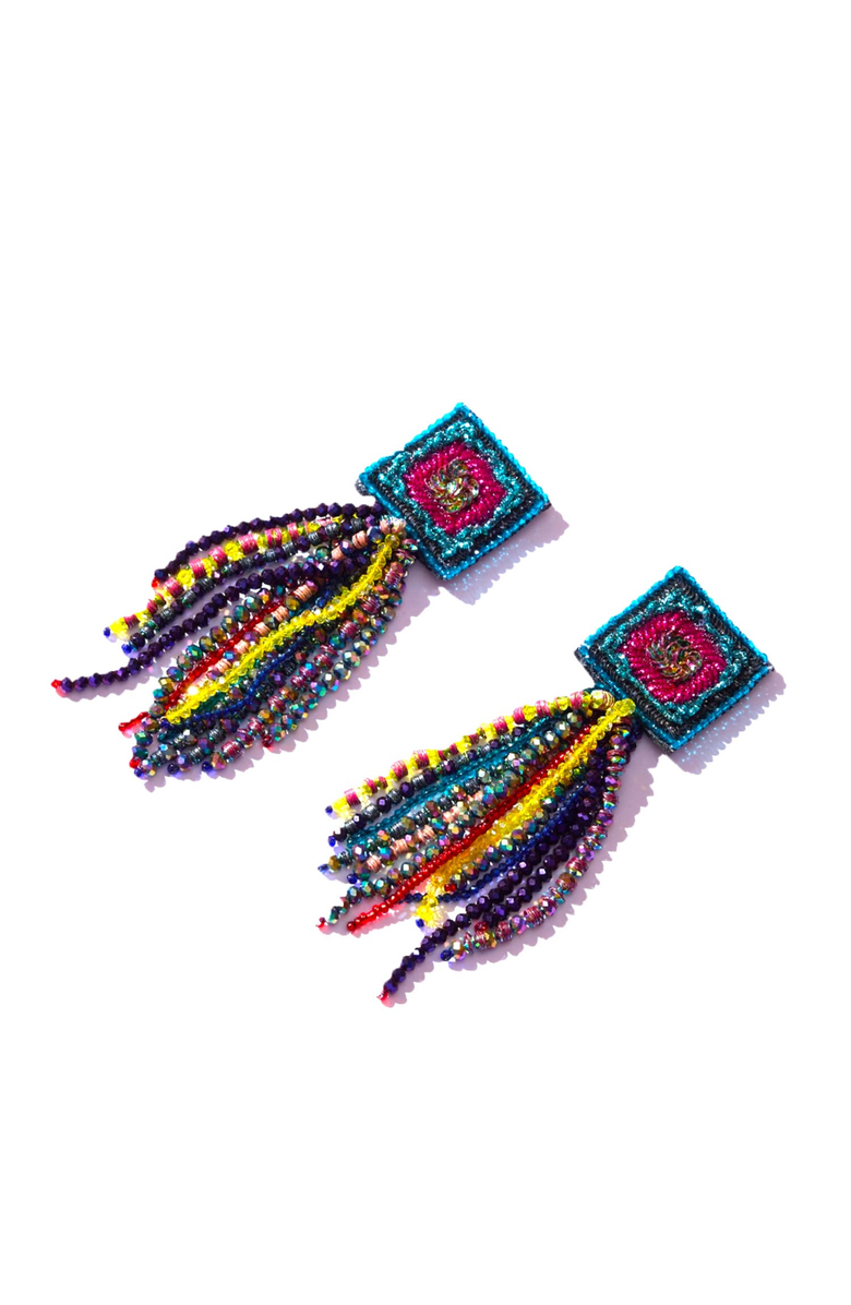 Simitri Multi Dune Earrings, Alternate, color, Multi