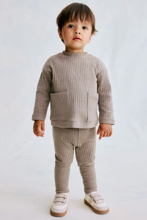 2-piece Ribbed Cotton Set