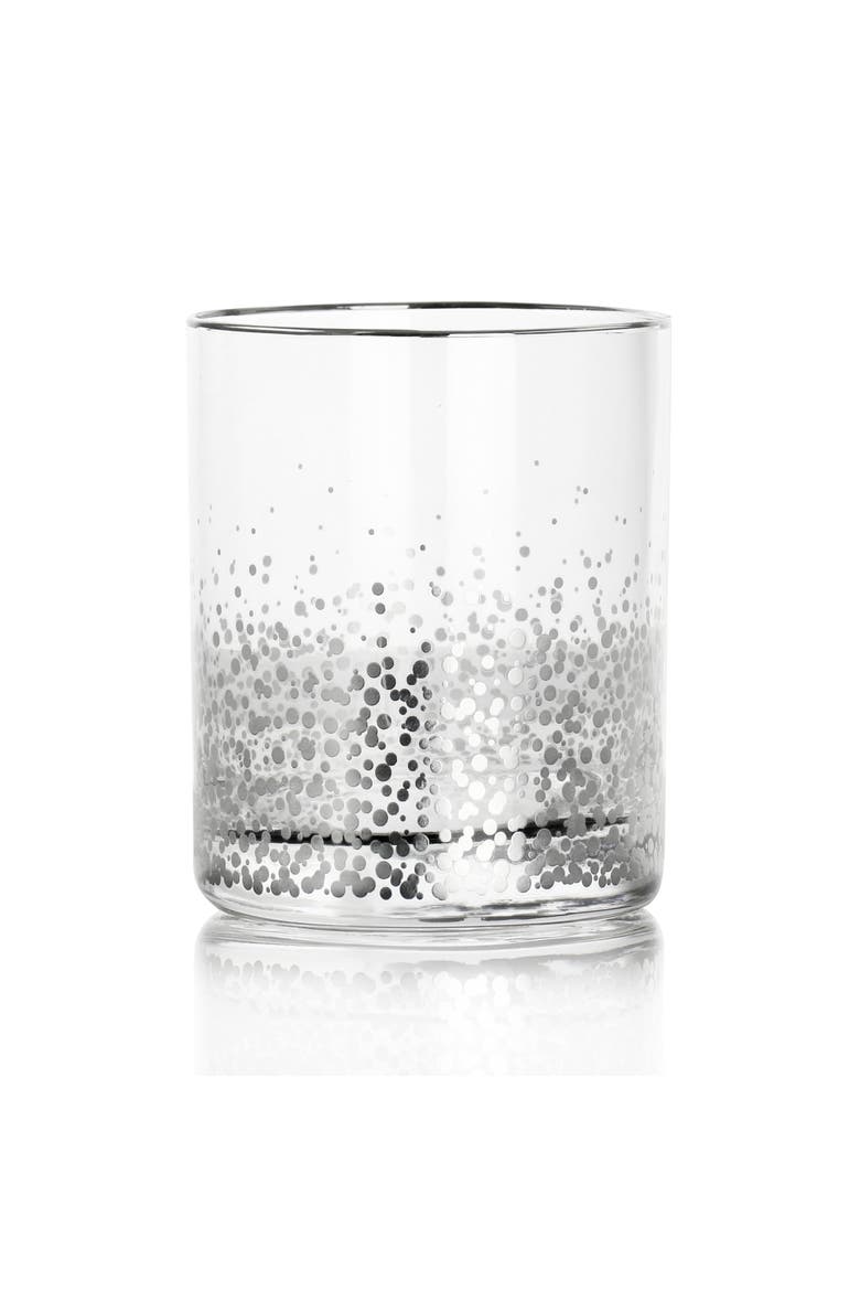 California Designs Audrey Hill 6 Piece 13.5oz Double Old Fashion Glass Set in Assorted Colors, Alternate, color, Assorted