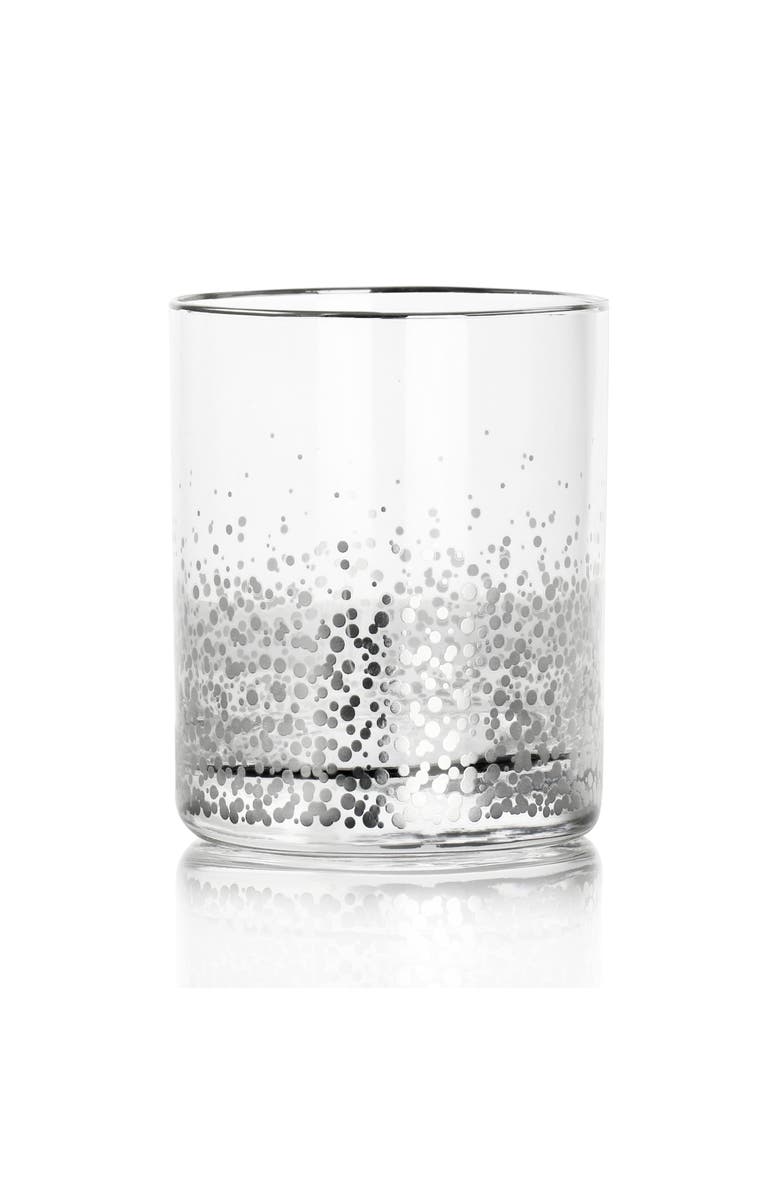 Laurie Gates California Designs Audrey Hill 6 Piece 13.5oz Double Old Fashion Glass Set in Assorted Colors, Alternate, color, Assorted