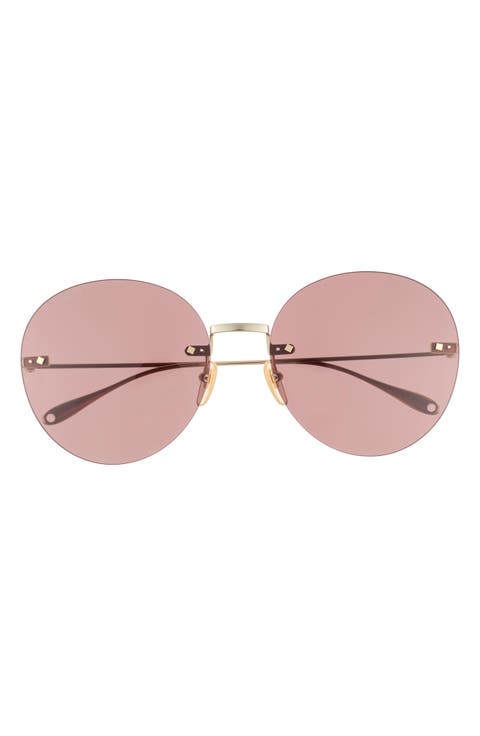 60mm Round Sunglasses