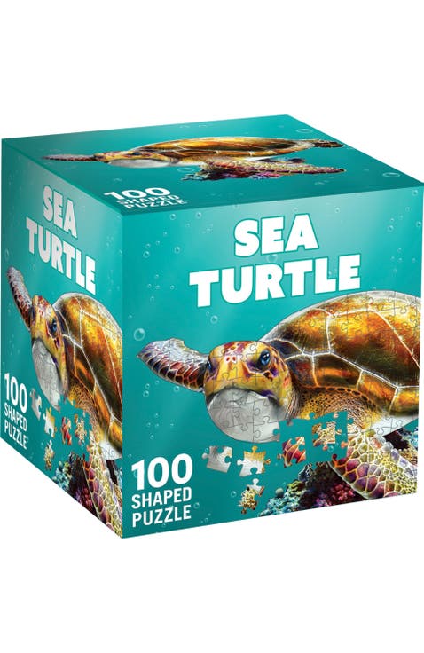 Sea Turtle 100 Piece Shaped Puzzle