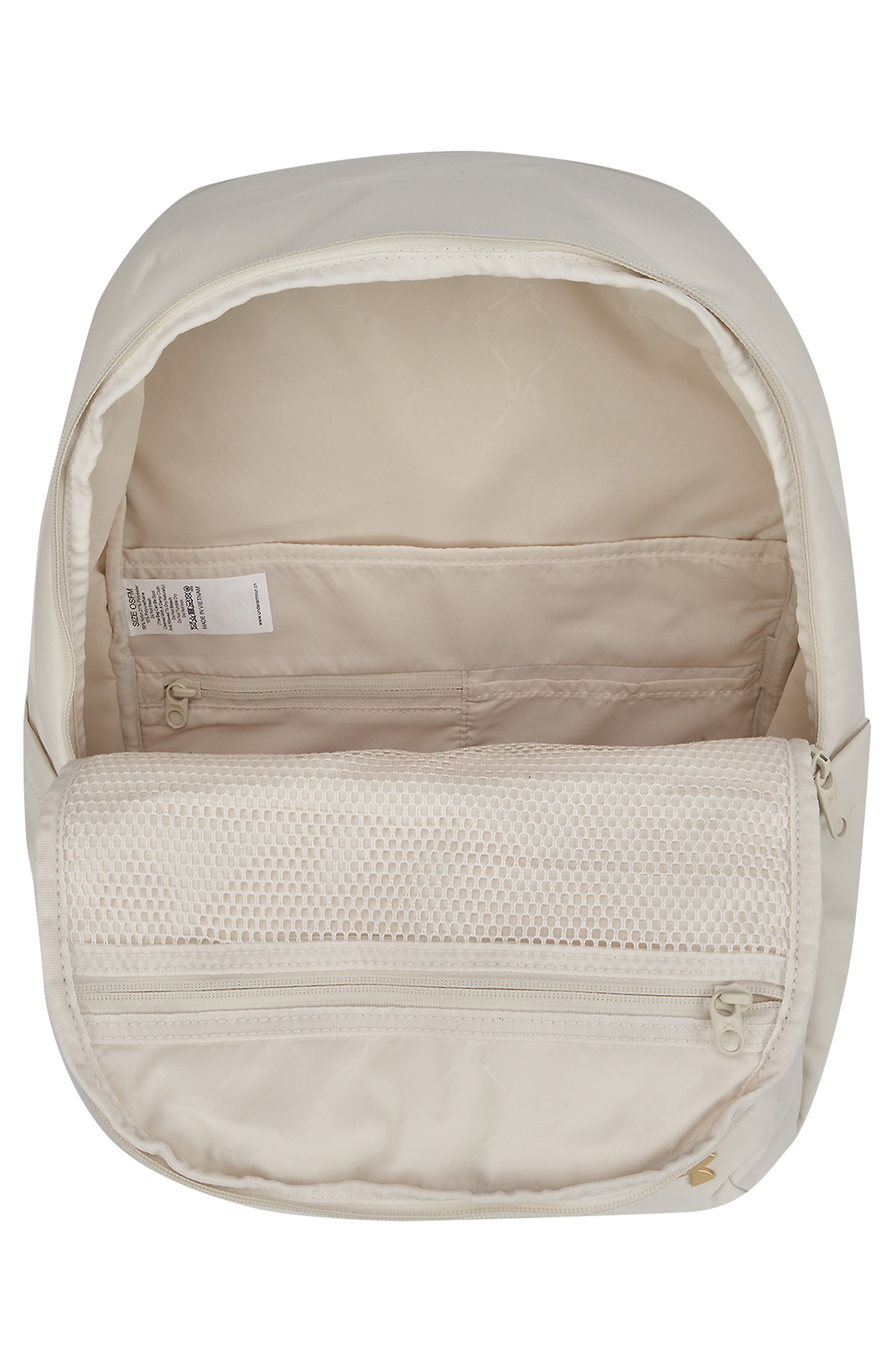 Under Armour Studio Spirit Backpack, Alternate, color, Stone / / Metallic Gold