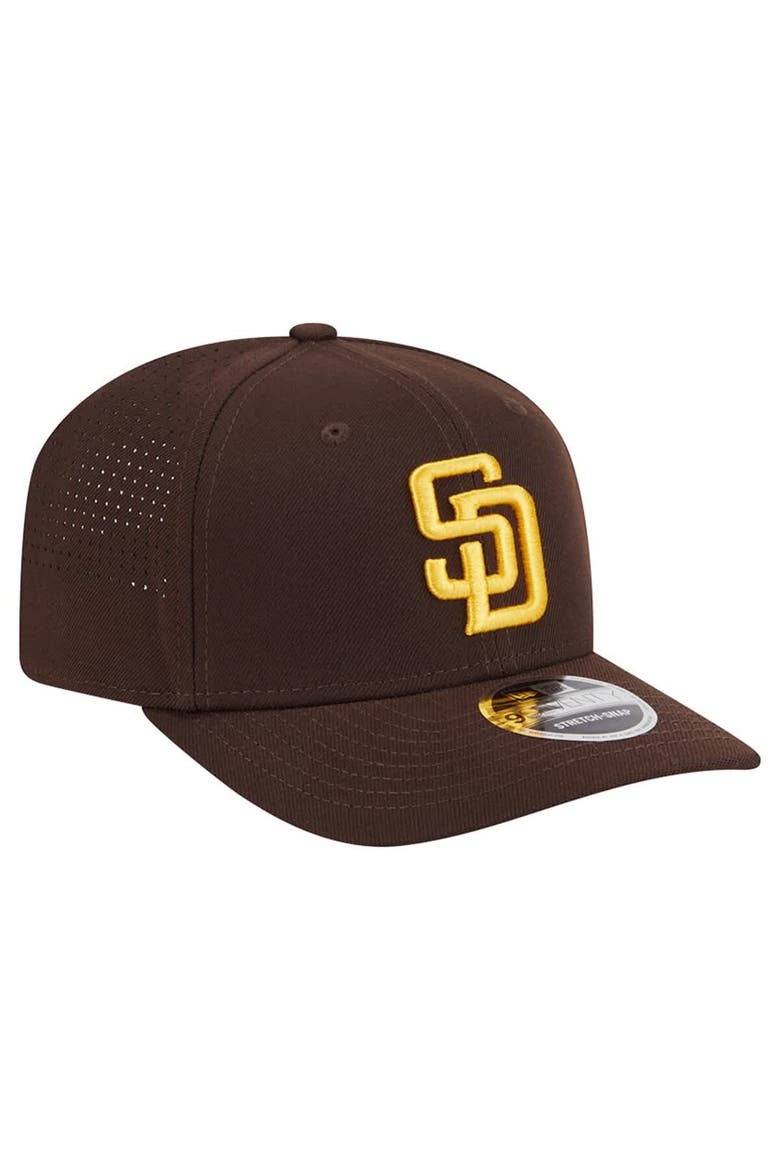 Men's New Era  Brown San Diego Padres Performance 9SEVENTY Adjustable Hat, Alternate, color, Brown