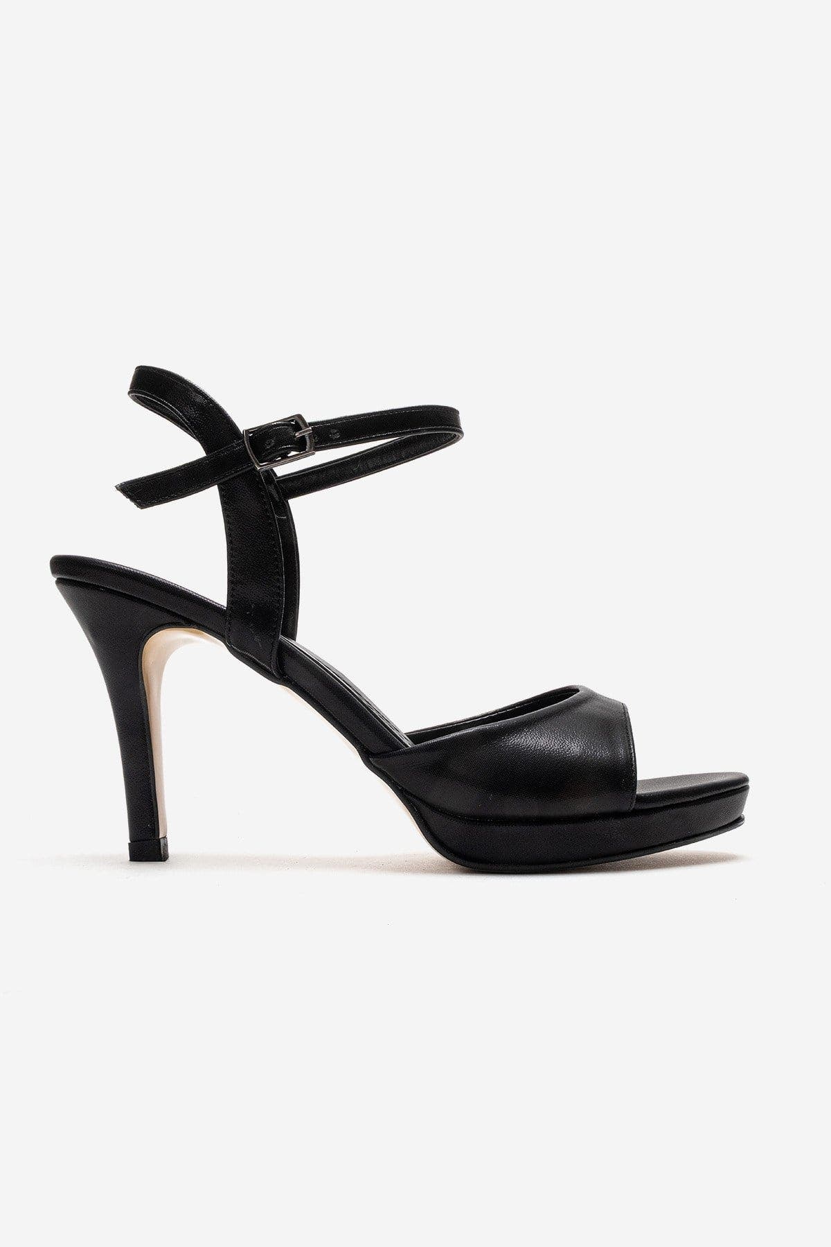 Prologue Shoes Poise Stiletto Sandal, Alternate, color, Black