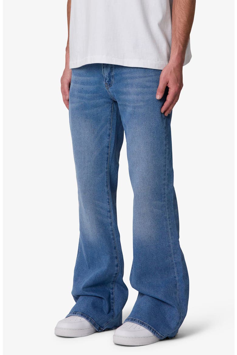 Super Flare Jeans, Alternate, color, MEDIUM BLUE