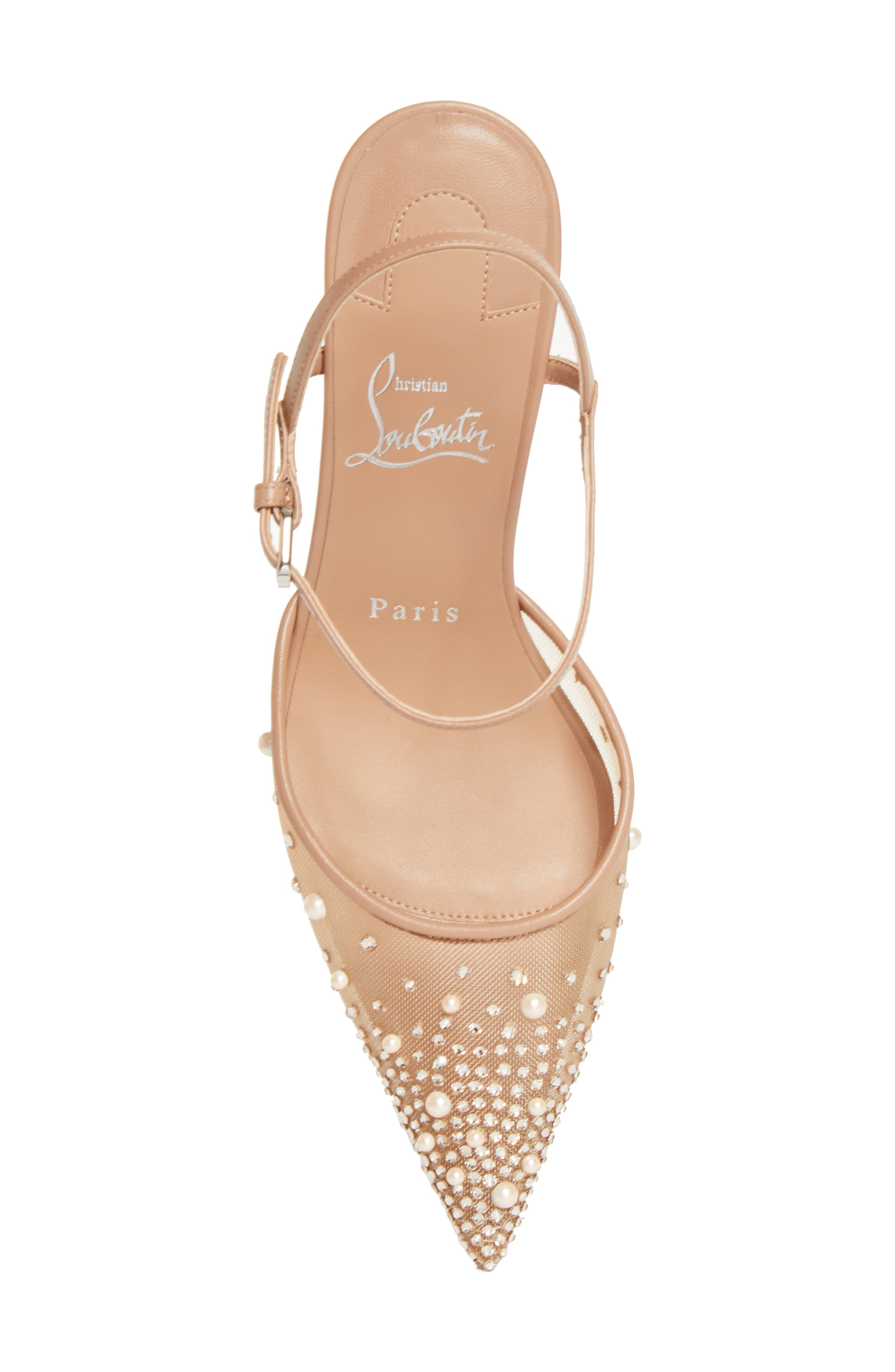 Christian Louboutin Miss Z Riviera Pump, Alternate, color, Blush/ Blush