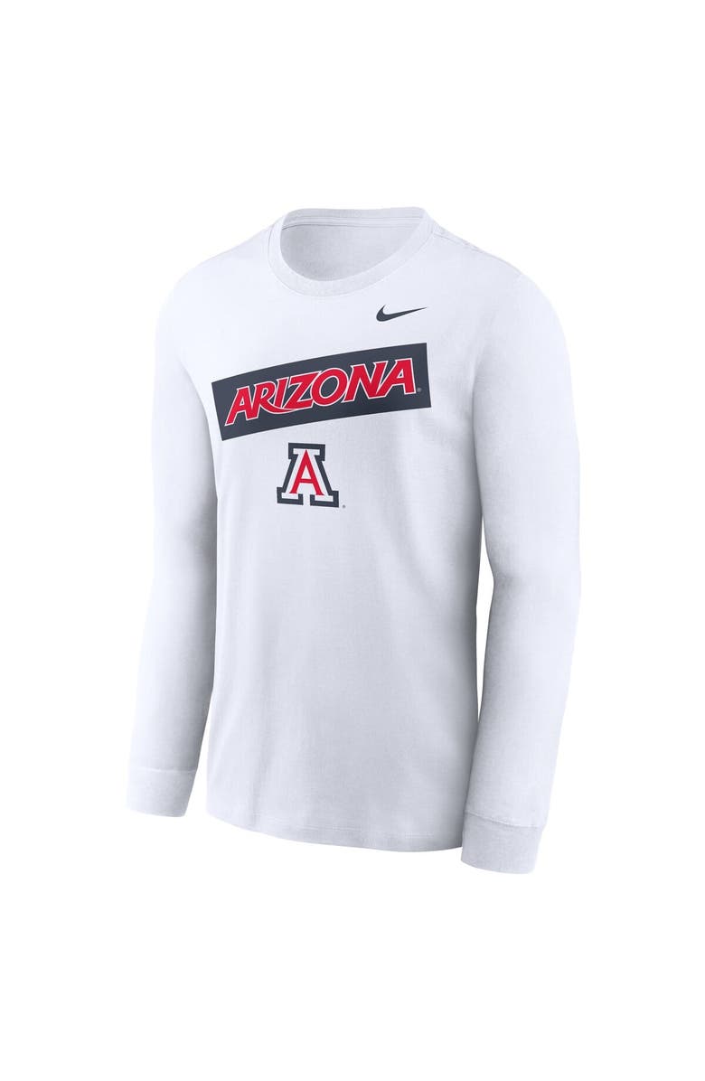 Nike Men's Nike White Arizona Wildcats Two-Hit Classic Location Long Sleeve T-Shirt, Alternate, color, White