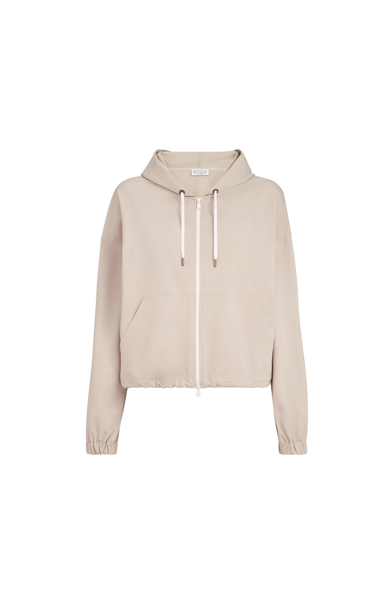 Brunello Cucinelli Couture interlock sweatshirt, Alternate, color, Beige