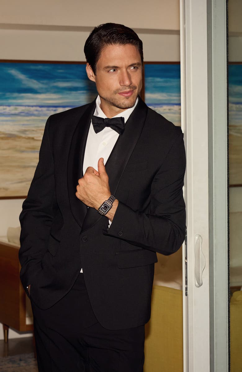 BULOVA Bracelet Watch, 39mm x 39mm, Alternate, color, Silver-Tone