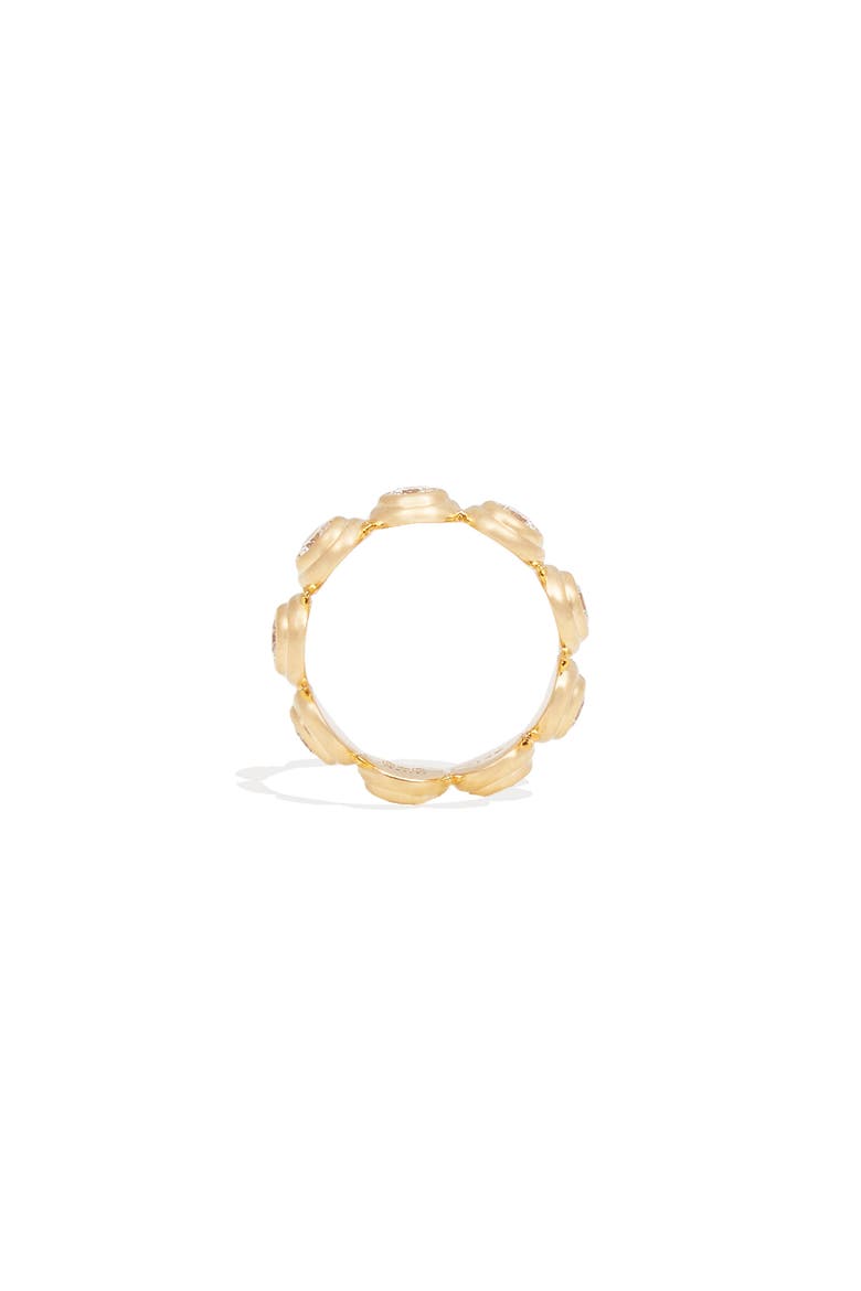 Evolve Stacking Ring - Extra Large, Alternate, color, Diamond-Gold