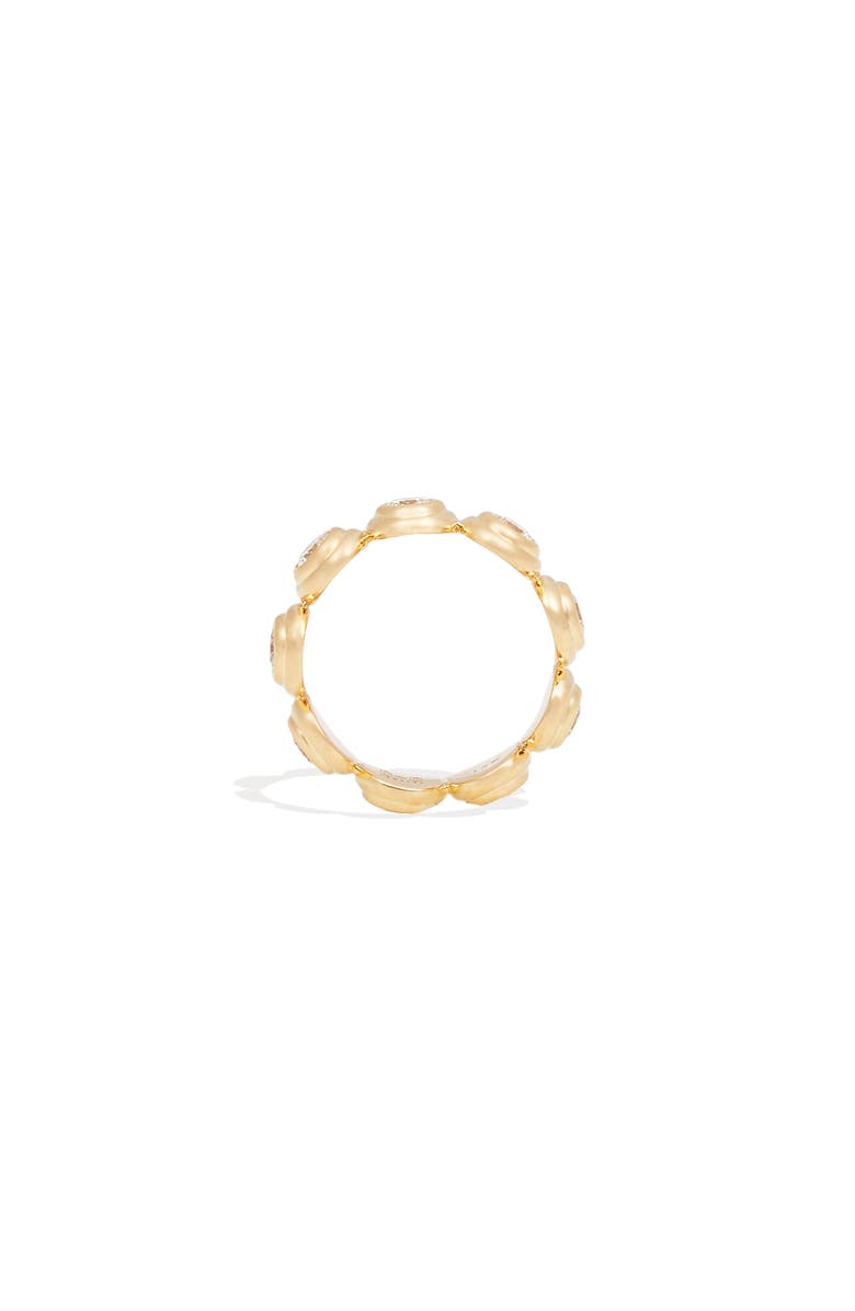 Campbell + Charlotte Evolve Stacking Ring - Extra Large, Alternate, color, Diamond-Gold