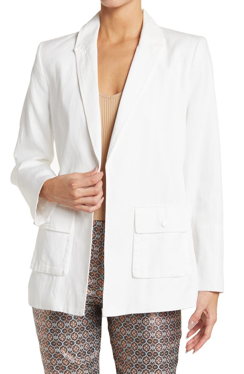 Alice + Olivia ALICE AND OLIVIA Emberly Military Tie Waist Jacket, Main, color,