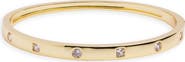 ARGENTO VIVO Crystal Hingle Bangle
