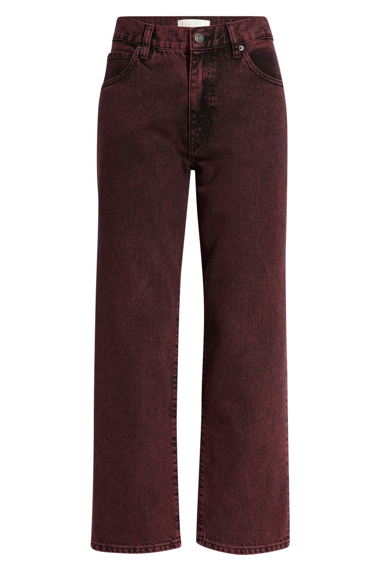 The Hang High Waist Straight Leg Jeans, Alternate, color, ROSE OXIDE