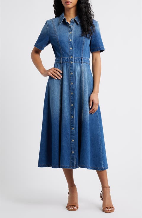 Denim Shirtdress