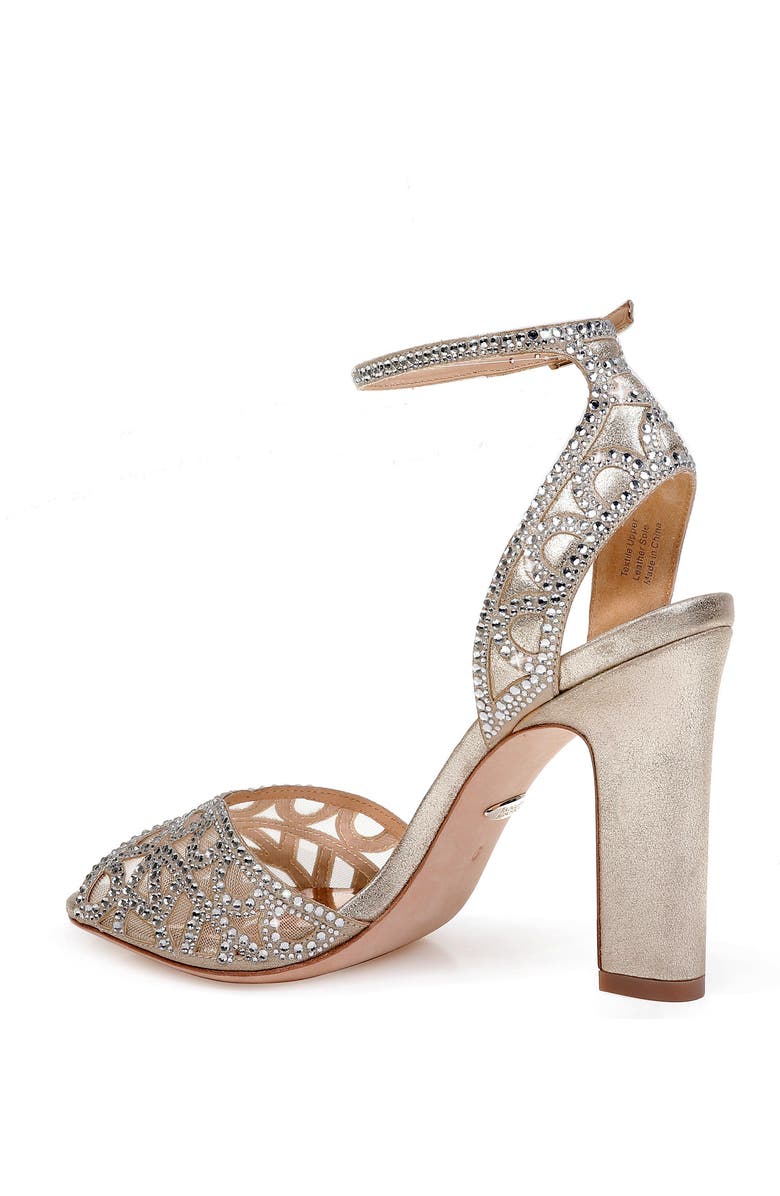 Badgley Mischka Collection Badgley Mischka Hart Crystal Embellished Sandal, Alternate, color,