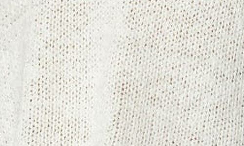 Shop Edikted Mai Hooded Relaxed Lightweight Sweater In Cream