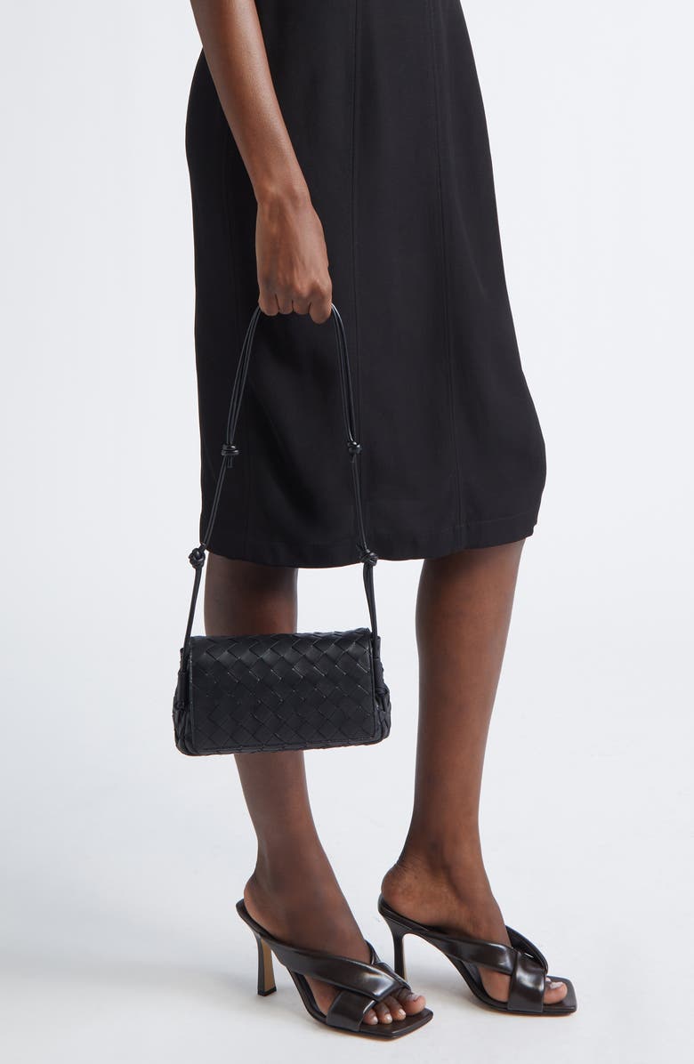 Bottega Veneta Discoteca Intrecciato Leather Crossbody Pouch, Alternate, color,