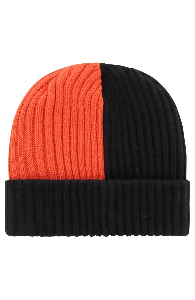 '47 Men's '47 Black Cincinnati Bengals Fracture Cuffed Knit Hat, Alternate, color, 