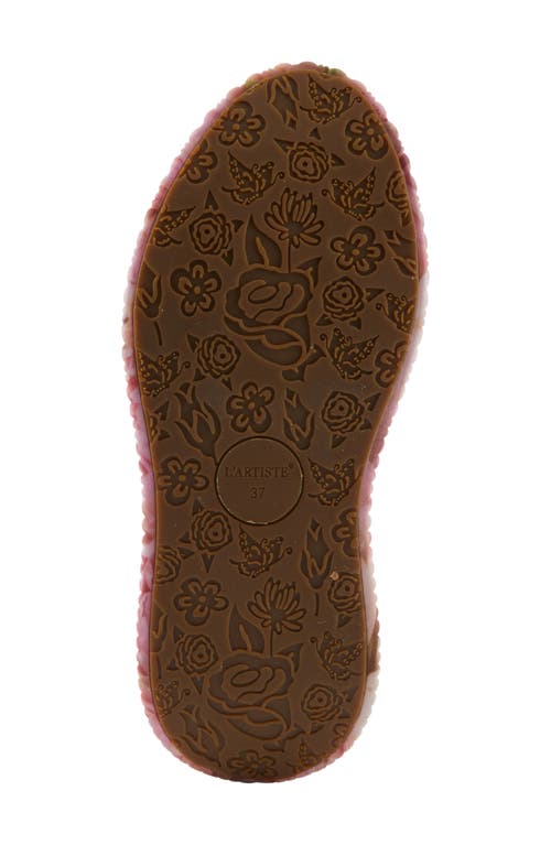 L'artiste By Spring Step Bloomington Platform Sneaker In Blush Multi