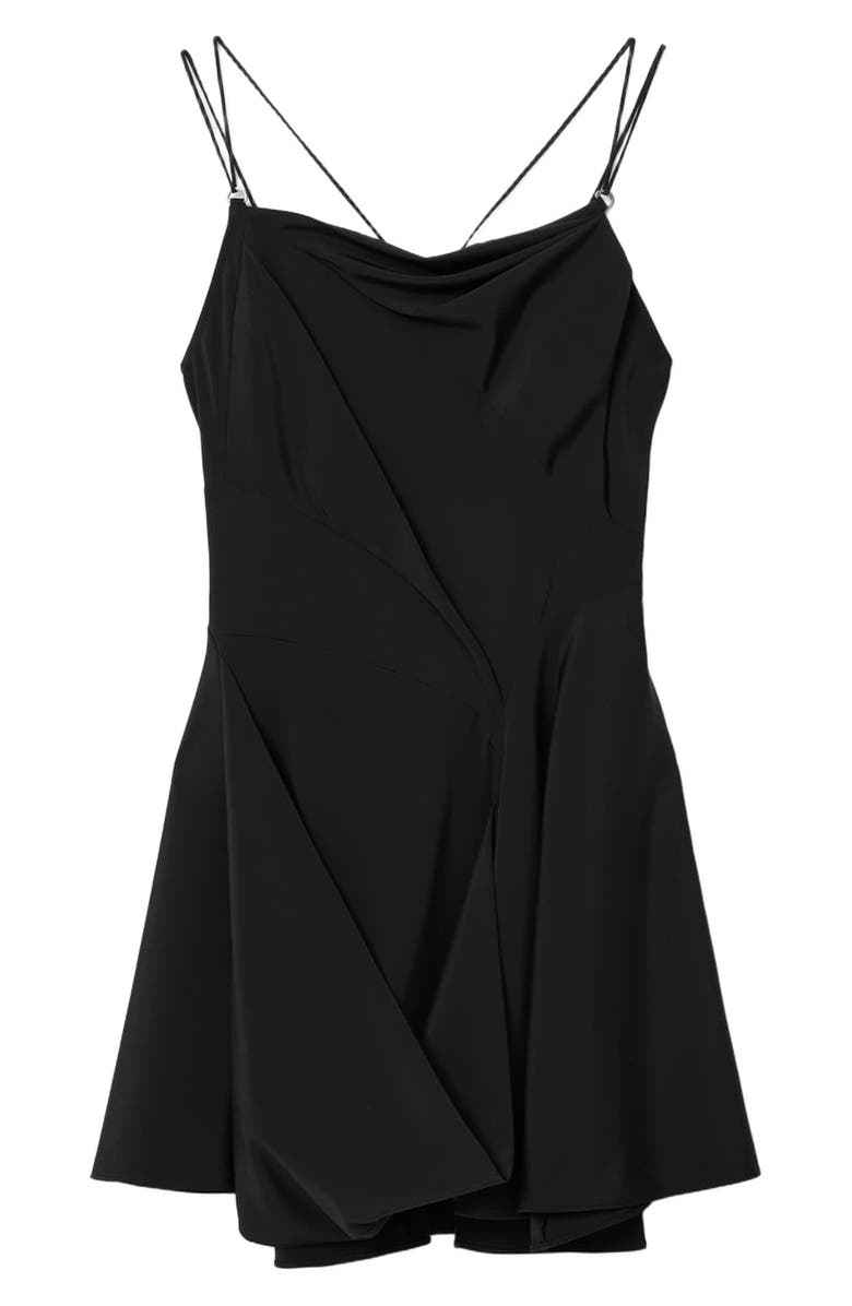 AllSaints Claire Strappy Minidress, Alternate, color, Black