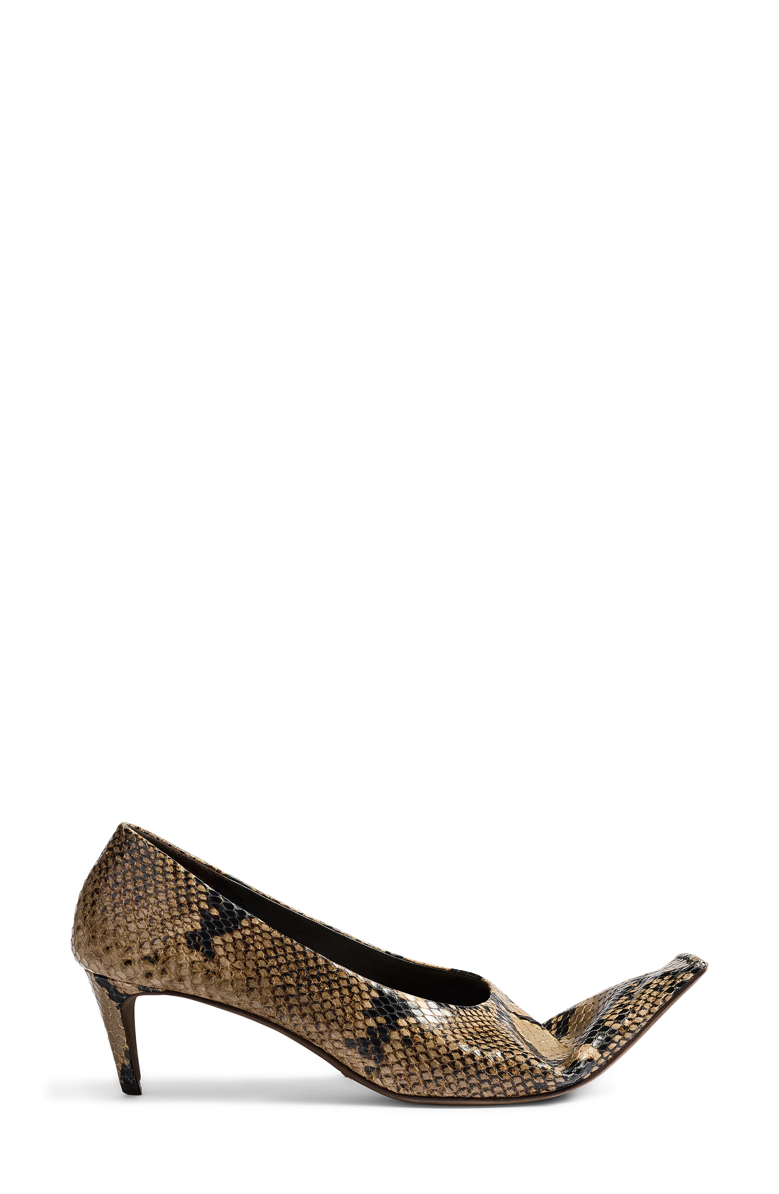 Marlene Foldable Square Toe Pump, Alternate, color, TAUPE