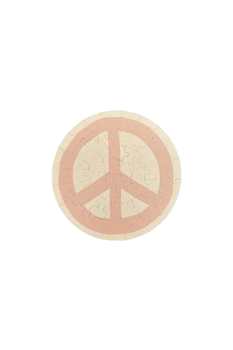 Peace & Love Smile & Peace Mini Puzzle Double Sided, Alternate, color, Assorted Pre-Pack