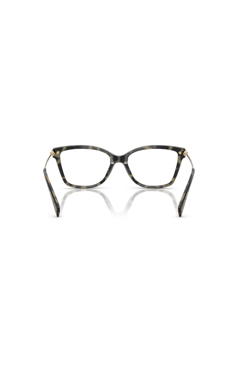 Michael Kors 52mm Square optical glasses, Alternate, color, Black Tortoise