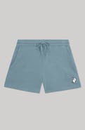 Dalix Womens Heartly Ghost Midweight Washed Fleece Shorts
