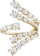 BEN ONI Gold Plated CZ Wrap Ring