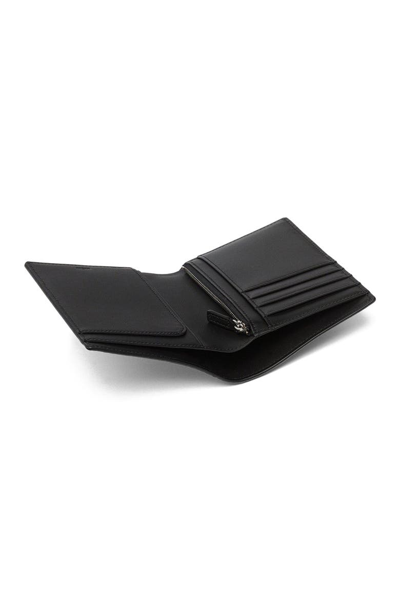 Ottomar Passport Holder in Visetos, Alternate, color, Black