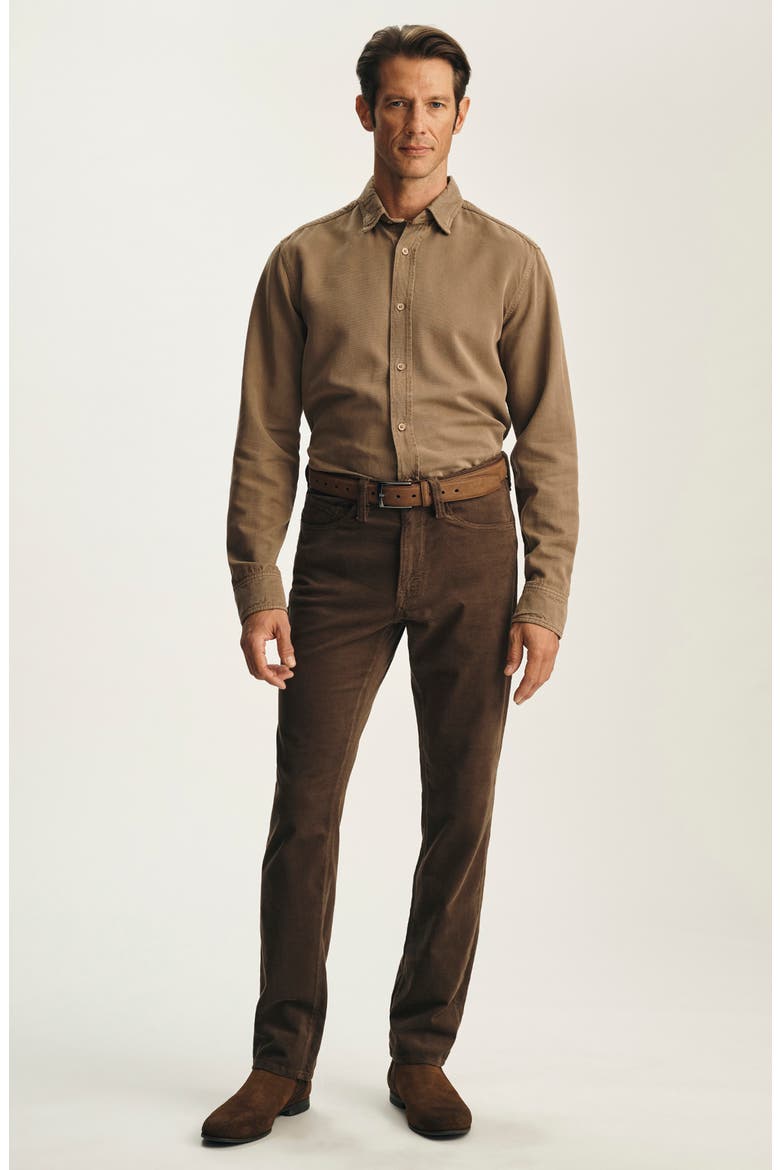 Charisma Straight Leg Jeans, Alternate, color, KHAKI DIAGONAL LUXE