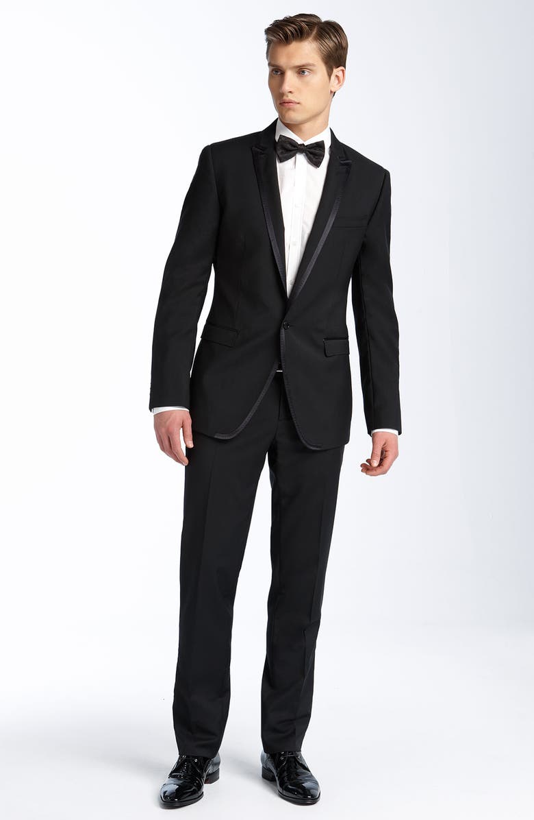 D&G Dolce & Gabbana D&G Wool Blend Tuxedo, Alternate, color,