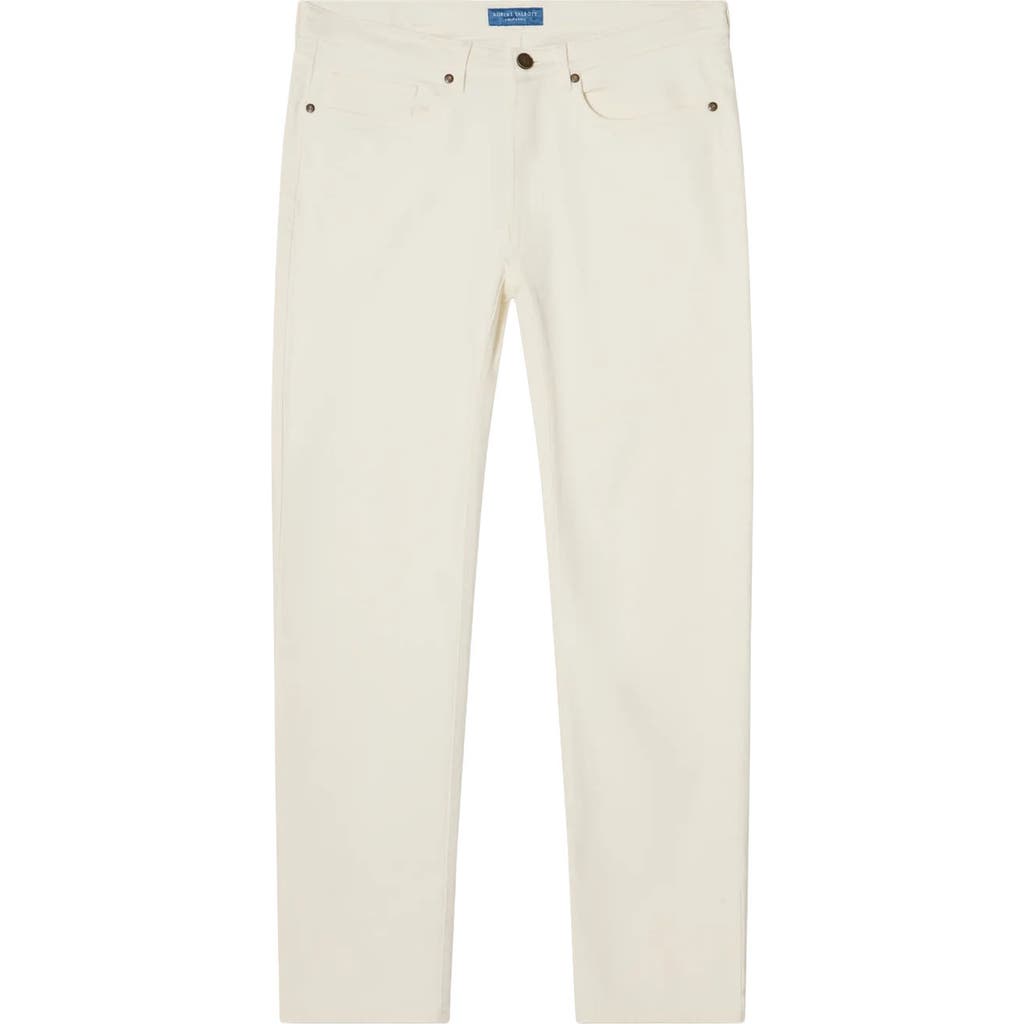 Robert Talbott Hudson Comfort Stretch 5 Pocket Pant In White