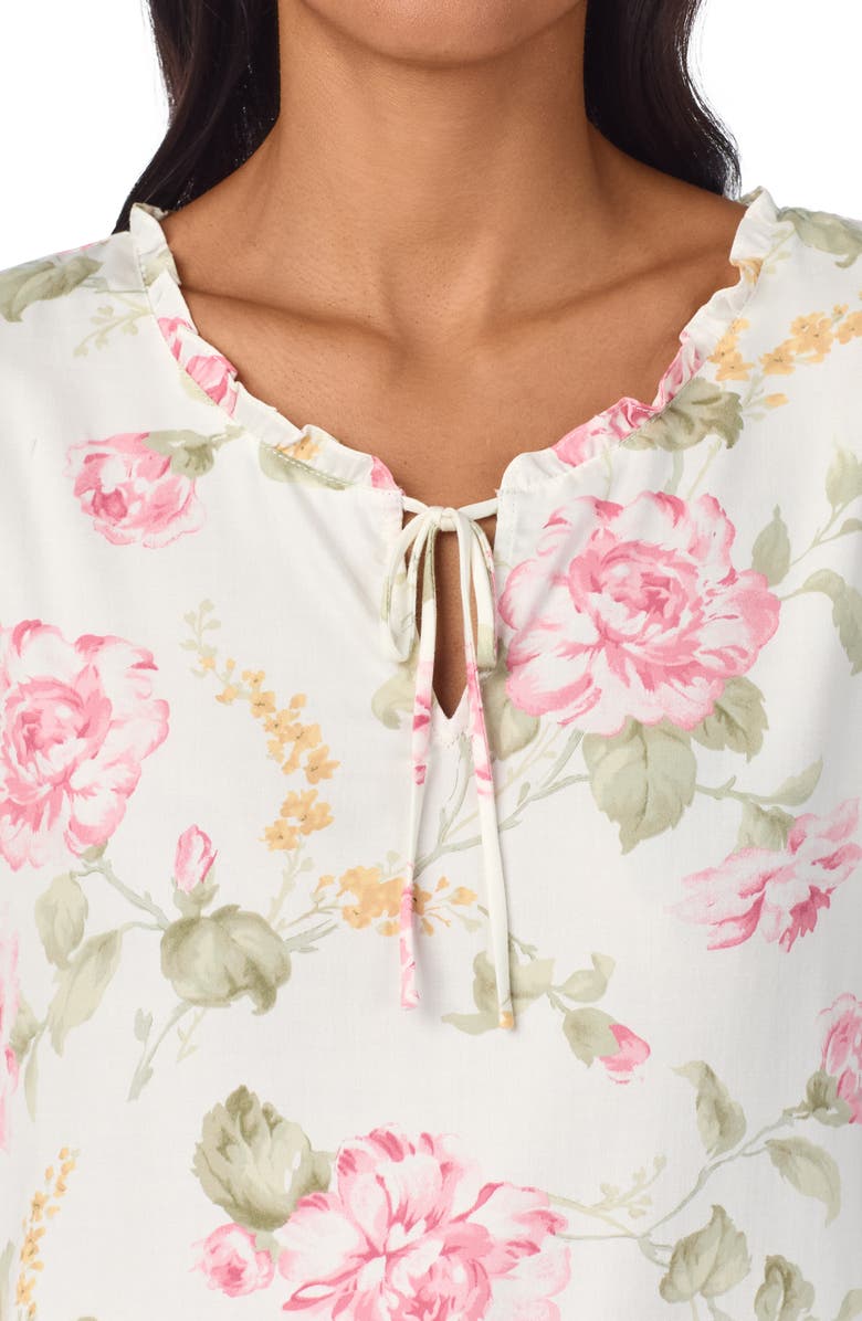 Lauren Ralph Lauren Floral Short Nightgown, Alternate, color, 